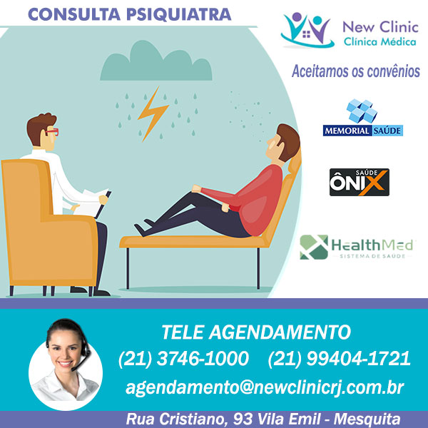 Consulta com Psiquiatra em mesquita/RJ